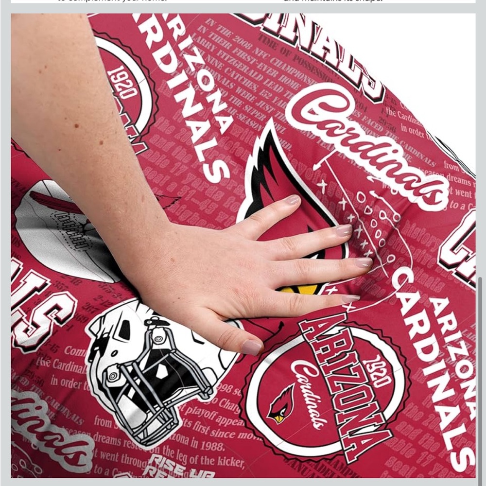 Arizona Cardinals body pillow